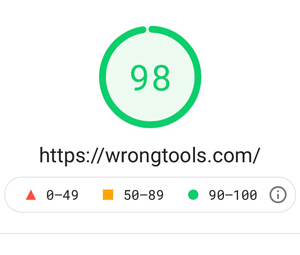 google speed on web shop