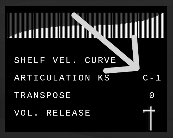 articulations by key switch