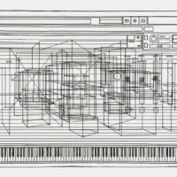 Bit-crushed harmonic plucks for glitchy ambient scores