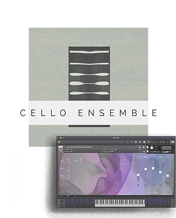 Cinematic evolving cello ensemble Kontakt library