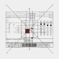 A hand-drawn abstract and surreal signal flow blueprint illustrating the internal audio routing, modulation matrices, and effects chain designed specifically for high-end cinematic sample libraries.