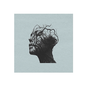 cover art for the Unsung Kontakt library featuring dark, abstract Nordic imagery and organic floral overlays representing the raw human voice.