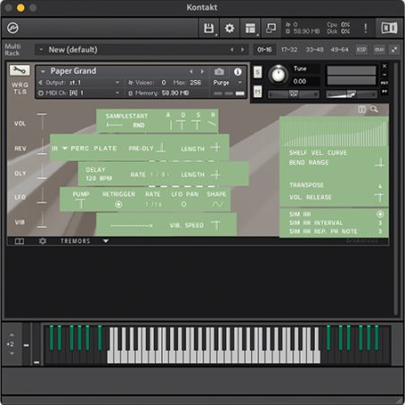 advanced settings sample instrument