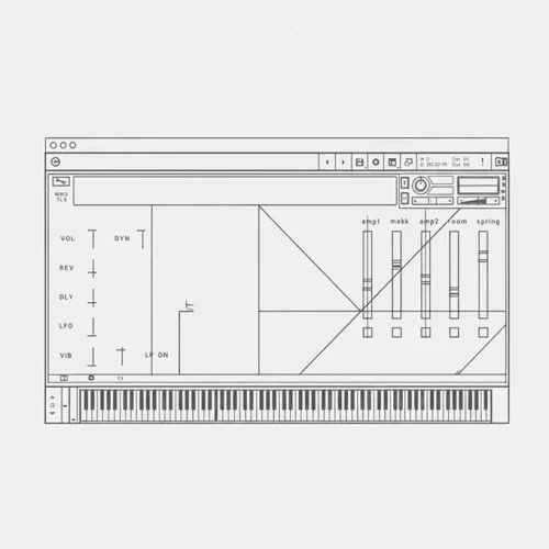 A bent and wicked user interface drawing for boutique sample manipulation.