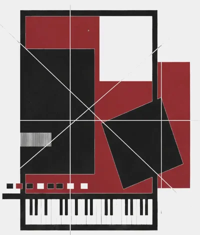 graphical drawing of a boutique organ engine that prioritizes the friction and instability of real vintage electronics over digital perfection.
